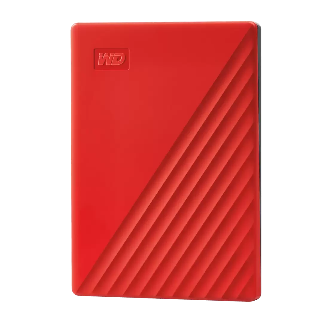 כונן Western Digital  2TB MY PASSPORT אדום