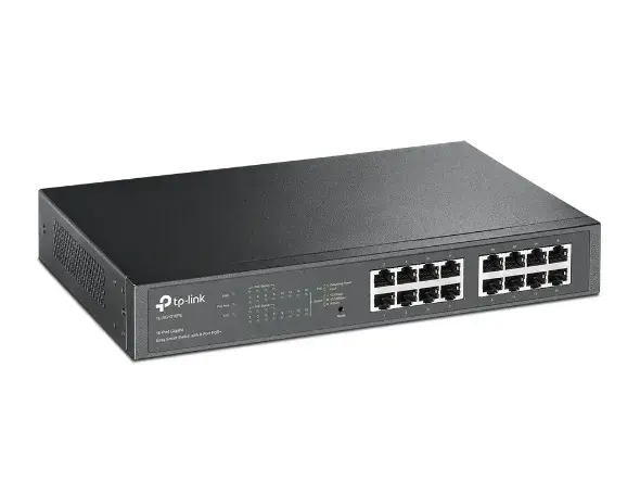 רכזת רשת  TP-Link Port Gigabit Easy Smart POE Switch With 8 Ports +TL-SG1016PE תמונה 2