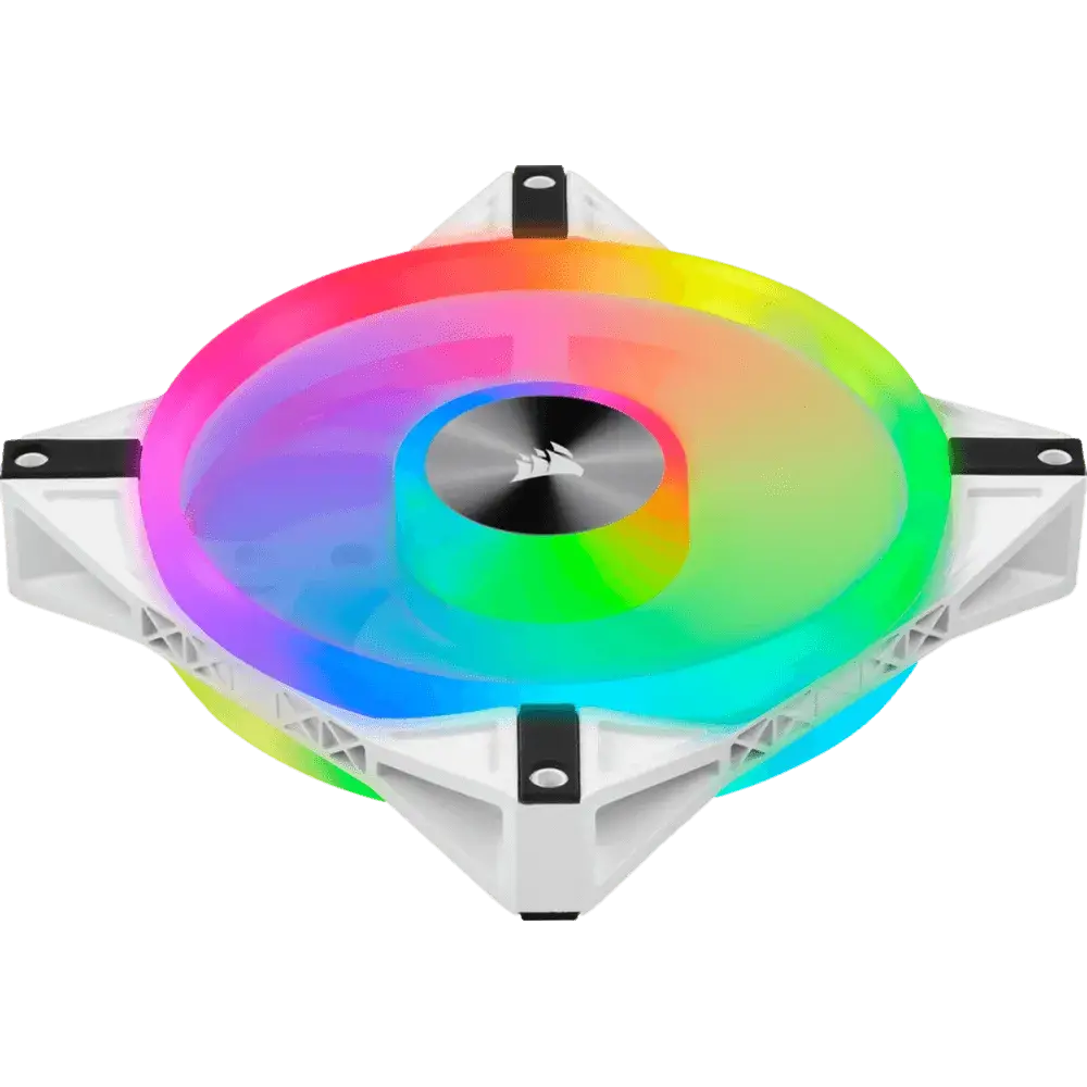 מאוורר 140 מ"מ CORSAIR iCUE QL140 RGB LED PWM Fan  לבן תמונה 3