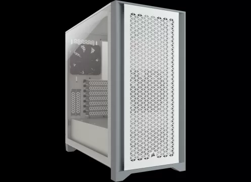 מארז למחשב CORSAIR 4000D AIRFLOW Mid-Tower ATX Case- לבן