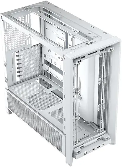 מארז למחשב CORSAIR 4000D AIRFLOW Mid-Tower ATX Case לבן תמונה 2