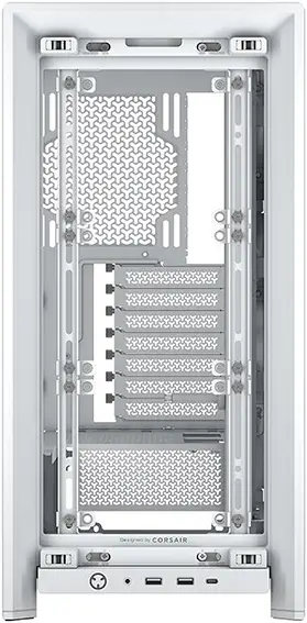 מארז למחשב CORSAIR 4000D AIRFLOW Mid-Tower ATX Case לבן תמונה 4