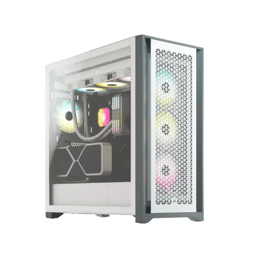 מארז CORSAIR 5000D AIRFLOW TG MID TOWER WHITE תמונה 2