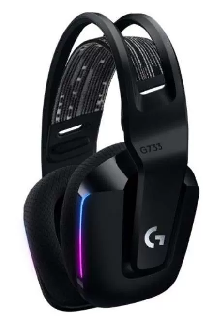 אוזניות גיימינג אלחוטיות Logitech G733 RGB LIGHTSPEED שחור תמונה 2