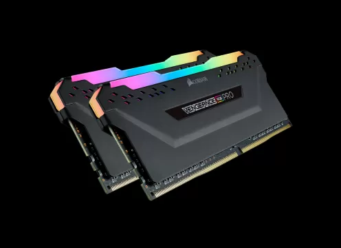 זכרון CORSAIR DDR 4 32G (16GX2) 3200 CL16 VENGEANCE RGB PRO