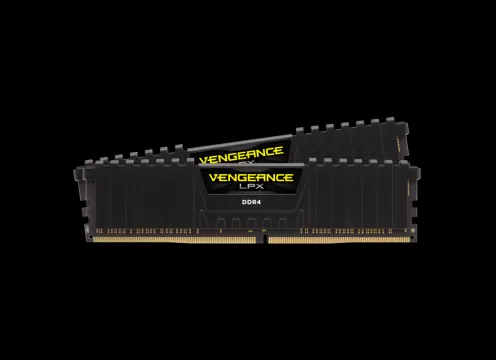 זכרון CORSAIR DDR 4 32G (16GX2) 3600 CL18 VENGEANCE LPX BLACK