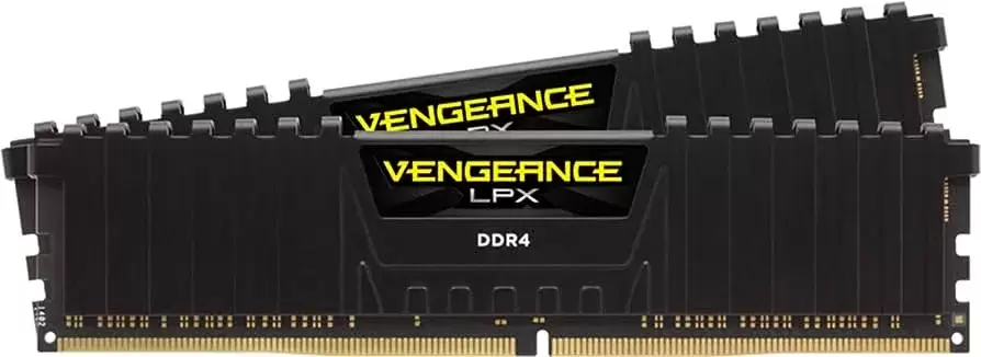 זכרון CORSAIR DDR 4 32G (16GX2) 3600 CL18 VENGEANCE LPX BLACK