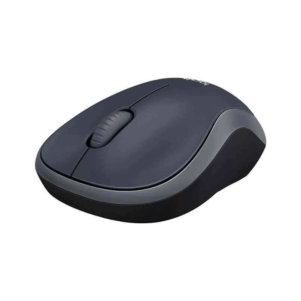 עכבר אלחוטי Logitech Wireless Mouse M185 Retail בצבע אפור