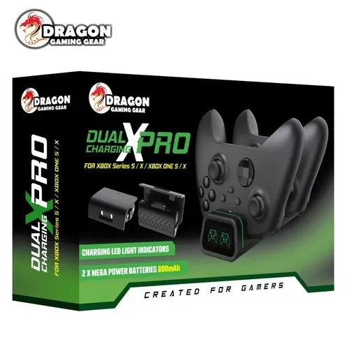 מטען זוגי  Dragon Pro Dual Charging Xbox series / Xbox one GPXBX-20 תמונה 2
