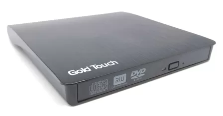 כונן חיצוני נייד קורא וצורב דיסקים Gold Touch 2.0 USB-DVDRW