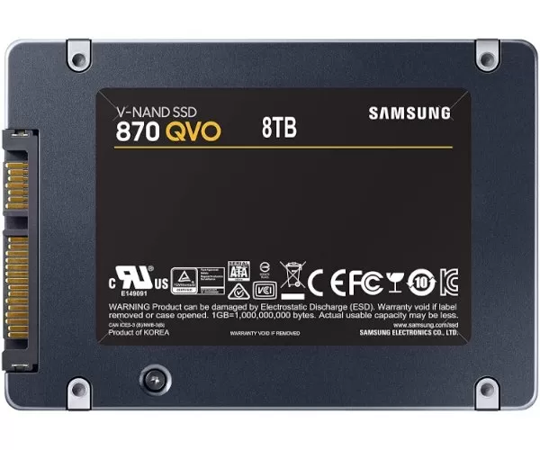 דיסק פנימי Samsung SSD 2.5 QVO 870 8TB תמונה 2