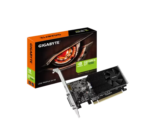 כרטיס מסך Gigabyte GT 1030 2GB DDR4 DVI HDMI