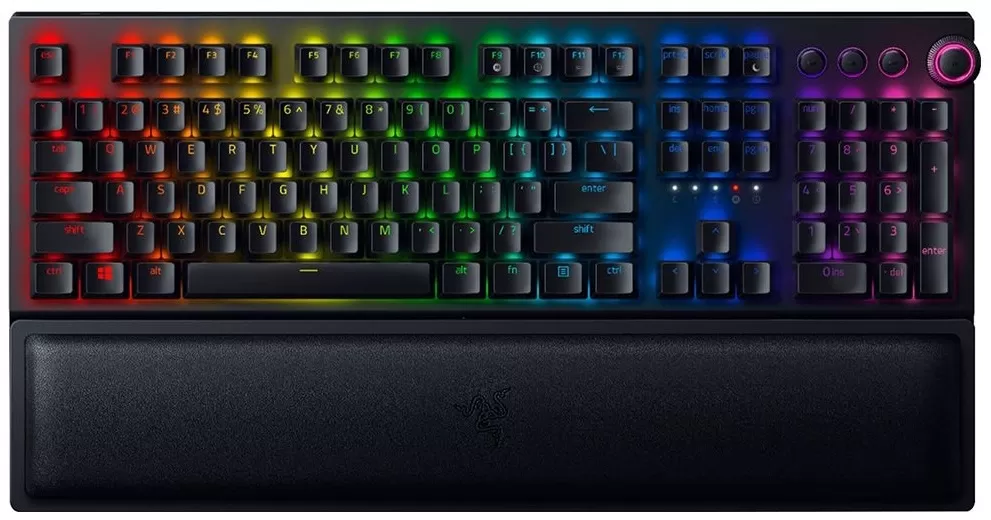 מקלדת מכנית אלחוטית Razer BlackWidow V3 Pro Green Switch