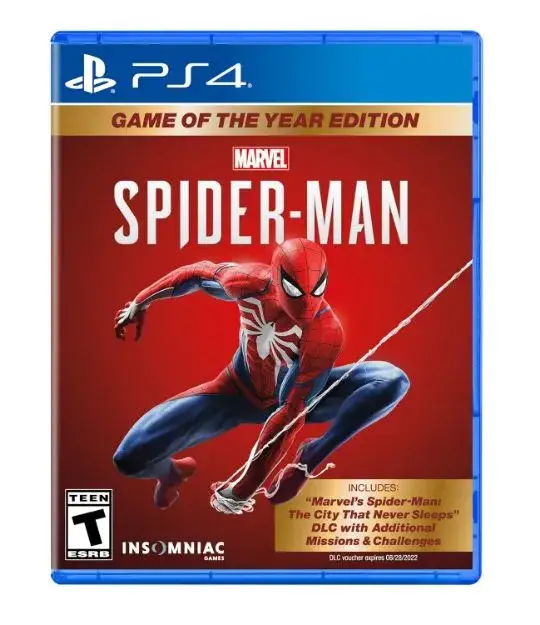 Marvels Spider Man Game of the Year Edition PS4  גירסה אמריקאית