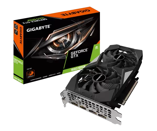 כרטיס מסך Gigabyte GeForce GTX 1660 SUPER D6 GV-N166SD6-6GD