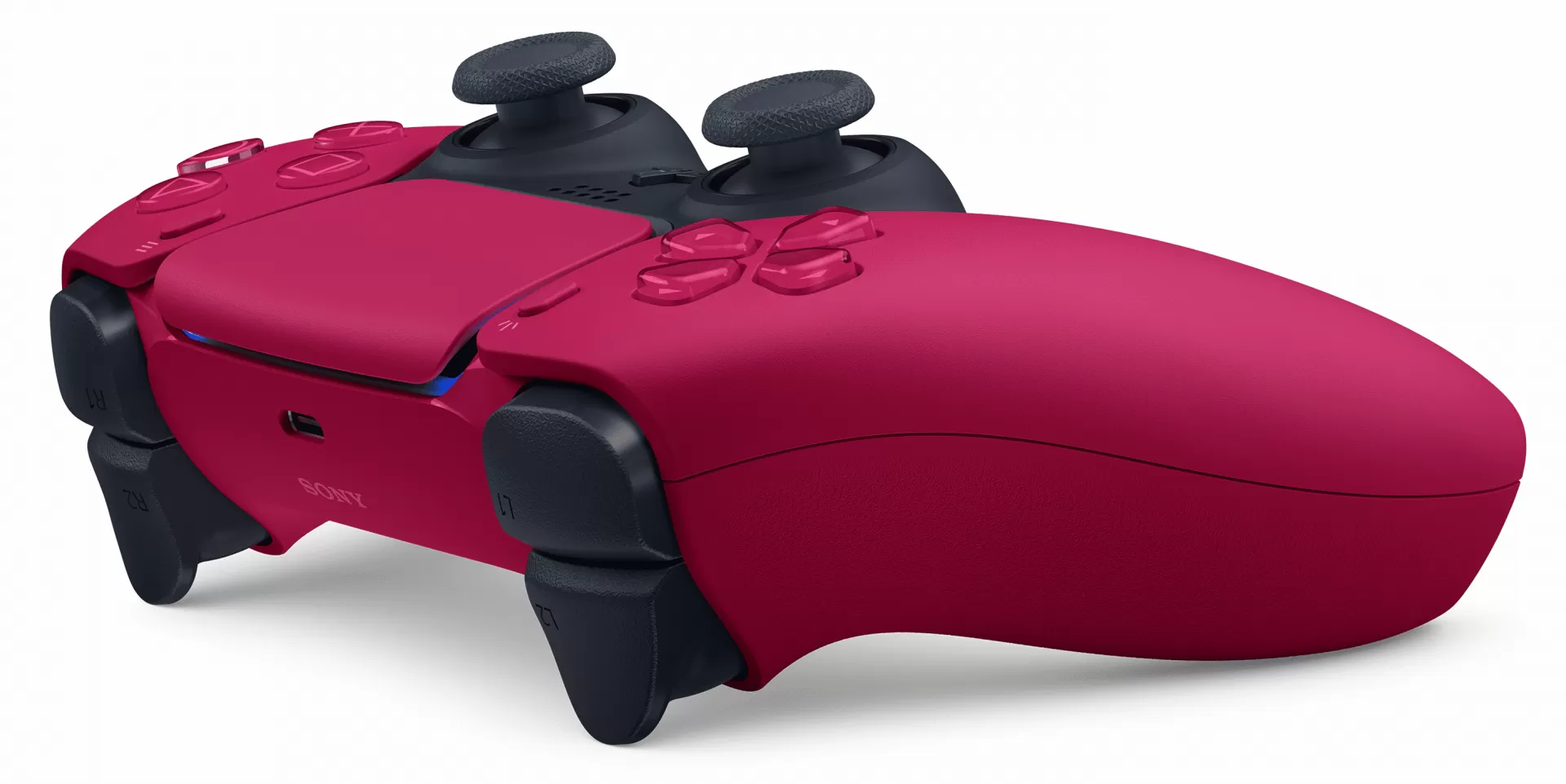 שלט לסוני 5 אלחוטי PS5 DualSense Controller Red Cosmic ורוד תמונה 3