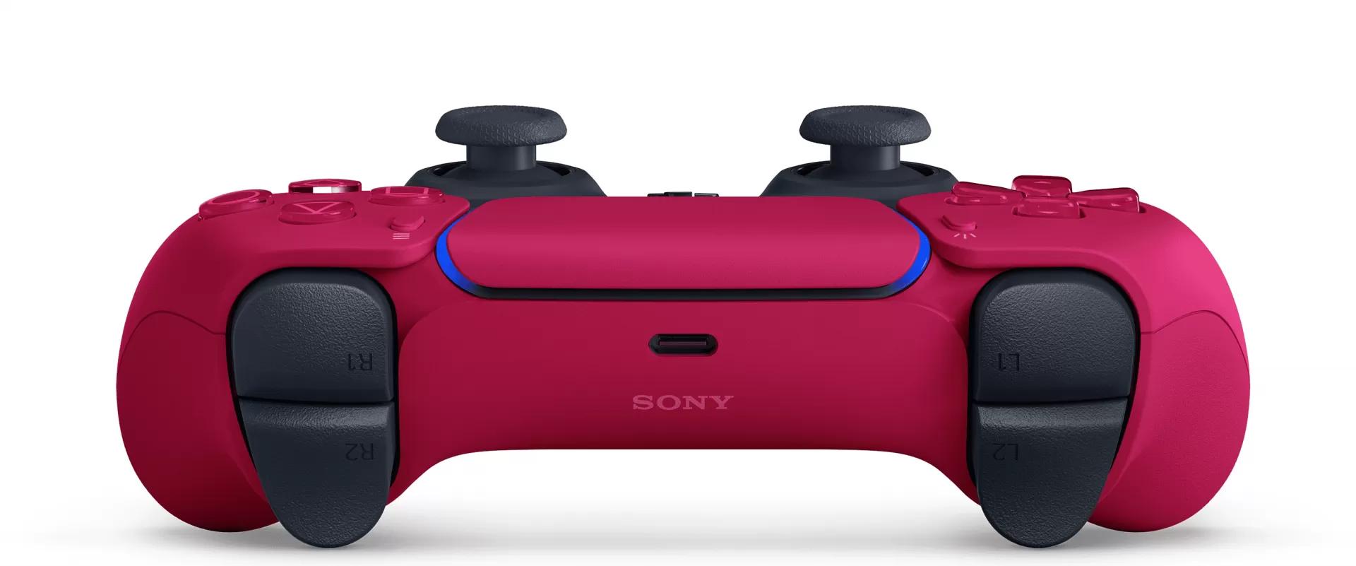 שלט לסוני 5 אלחוטי PS5 DualSense Controller Red Cosmic ורוד תמונה 4