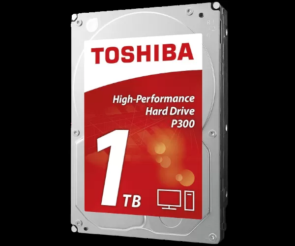 דיסק קשיח פנימי לנייח Toshiba P300 1TB 7200rpm 64MB 3.5