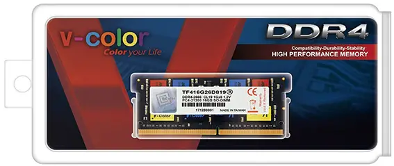 זכרון למחשב נייח V-Color 16GB SODIMM DDR4 2666MHz Colorful