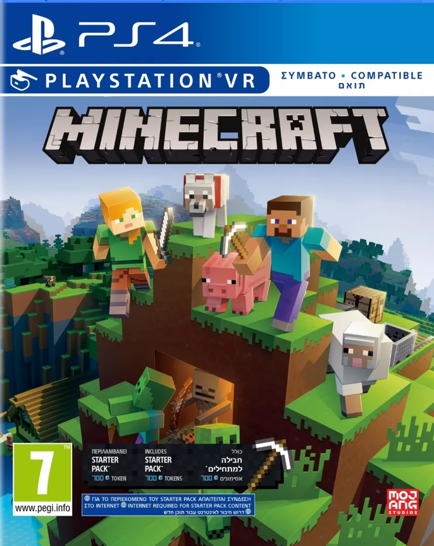 Minecraft Starter Pack PS4 VR
