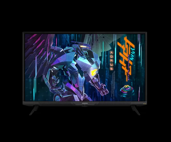 מסך גיימינג AORUS FV43U QLED UHD 4K 144HZ 1Ms 43'' VA