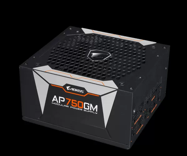 ספק כוח מודולרי AORUS P750W 80 PLUS GOLD Modular 13.5 CM FAN תמונה 2