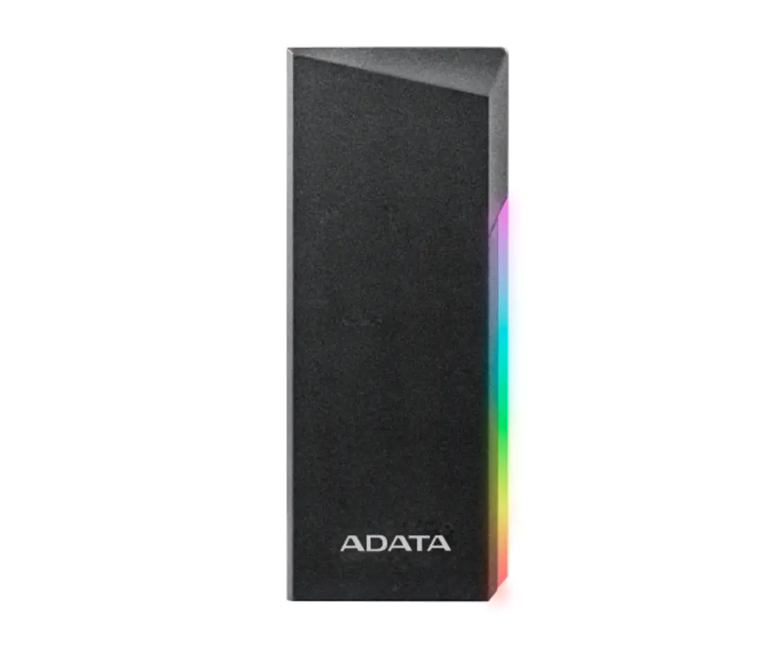 מארז חיצוני לדיסק A-DATA EC700G M.2/NVME USB-C ENCLOSURE RGB תמונה 2